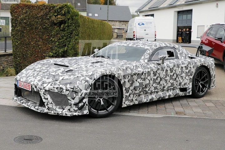 Toyota Lexus supercar spyshots