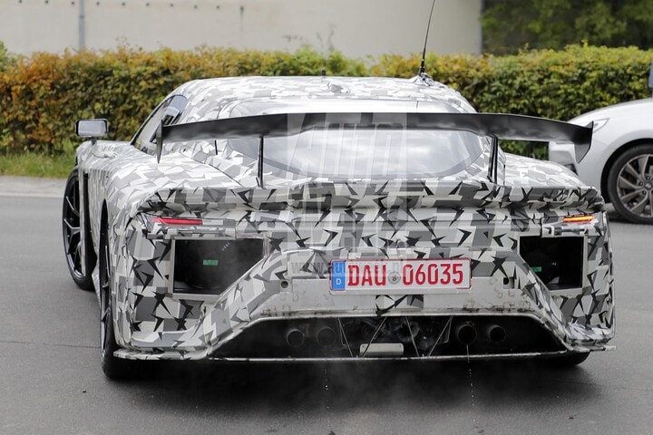 Toyota Lexus supercar spyshots