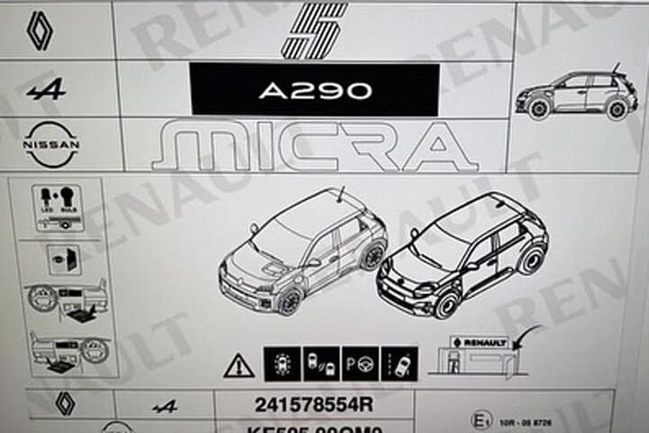 Nissan Micra spyshots