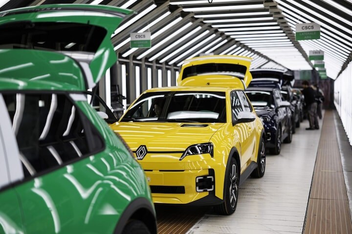 Productie elektrische auto's Renault - Ampere