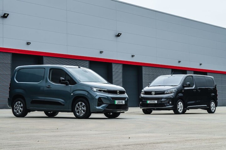 Vauxhall Vivaro en Vauxhall Combo