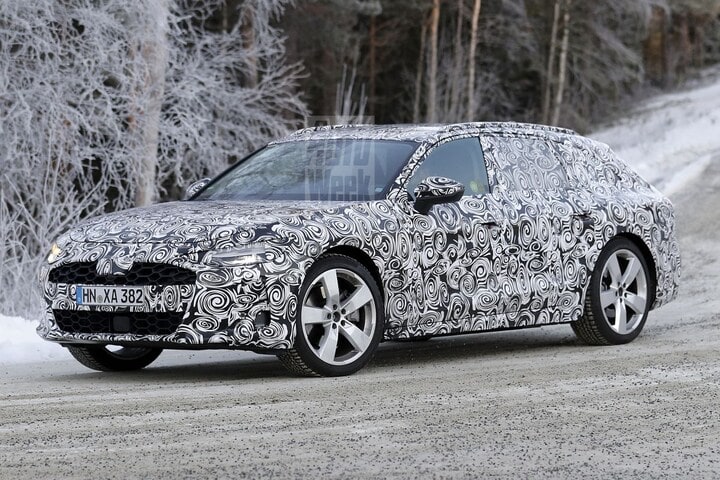 Audi A7 Avant spyshots