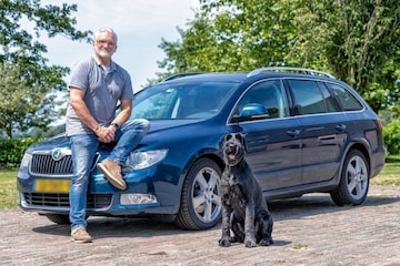 Leo de Haas rijdt Skoda Superb