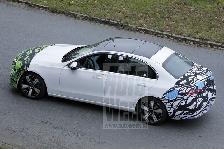 Mercedes-Benz C-klasse facelift spyshots