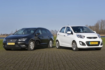 Seat Leon ST en Kia Picanto