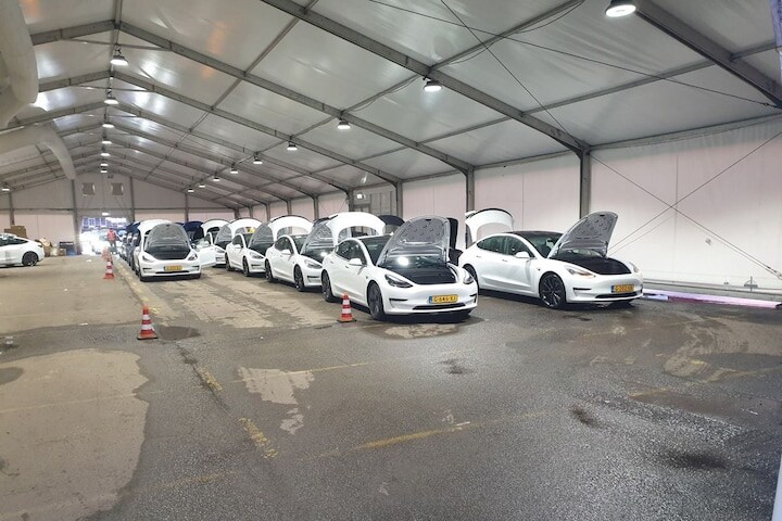 Tesla afleveringen 2019 Koopman Terminal Amsterdam