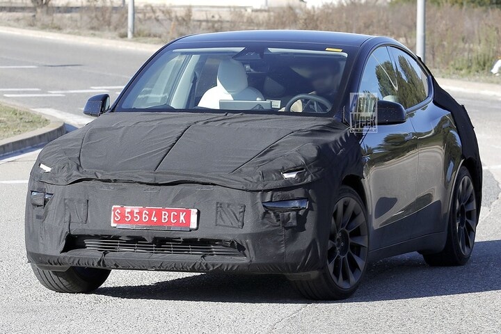 Spyshots Tesla Model Y