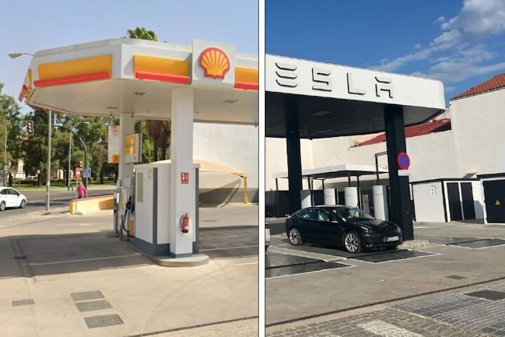 Tankstation Tesla