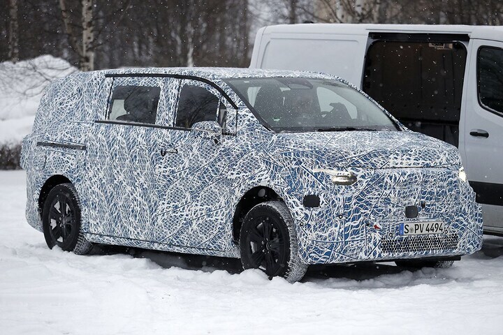 Spyshots Mercedes-Benz V-klasse elektrisch