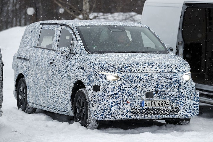 Spyshots Mercedes-Benz V-klasse elektrisch
