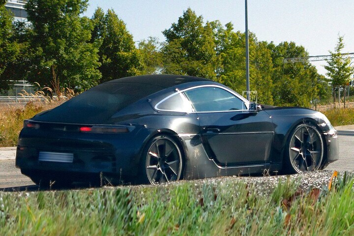 Spyshots elektrische Porsche 718 Cayman