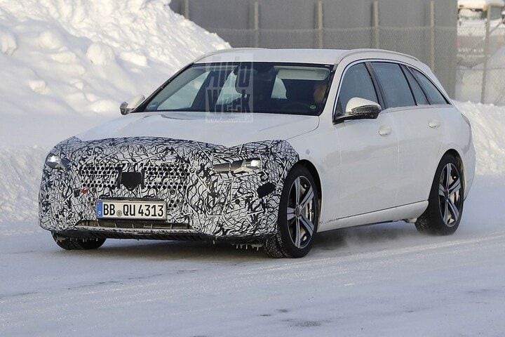 Mercedes-Benz C-klasse Estate spyshots