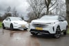 Peugeot E-5008 Tesla Model Y dubbeltest