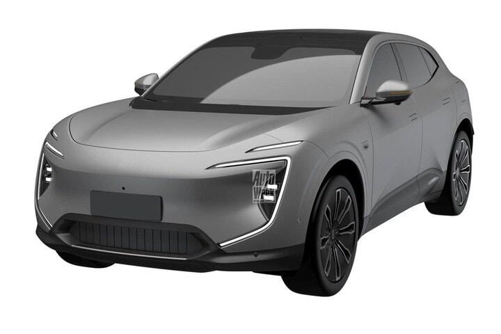 Avatr 07 EV met spiegels