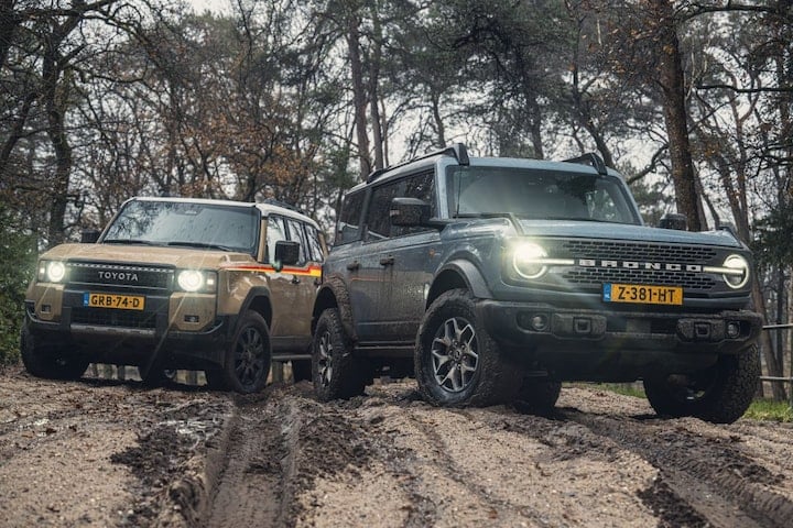 Ford Bronco vs. Toyota Land Cruiser - Dubbeltest - AutoWeek