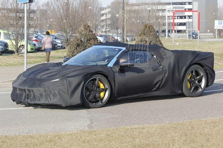 Ferrari 296 spyshots