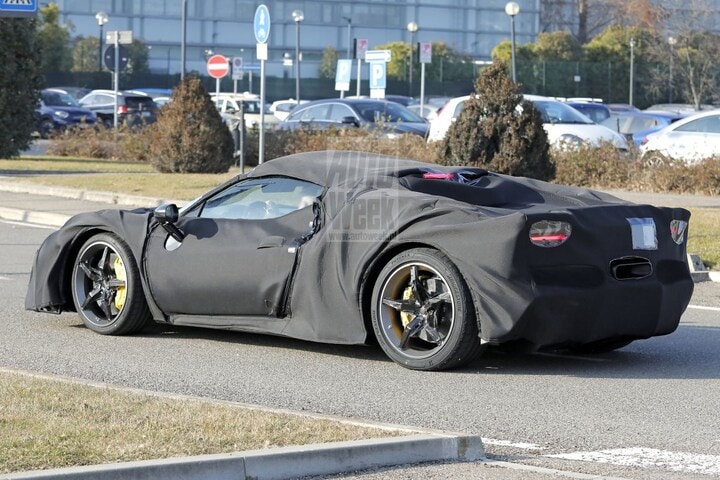 Ferrari 296 spyshots