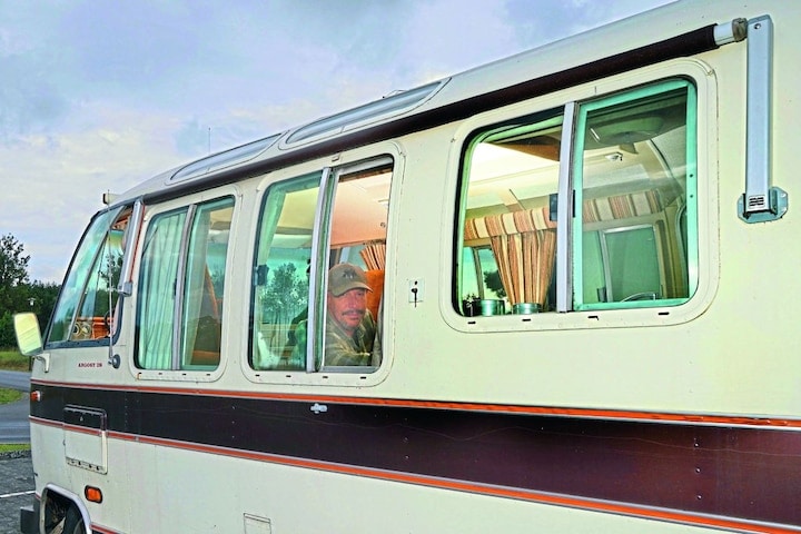 Airstream camper. Amerikaanse klassieke camper