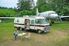 Airstream camper. Amerikaanse klassieke camper