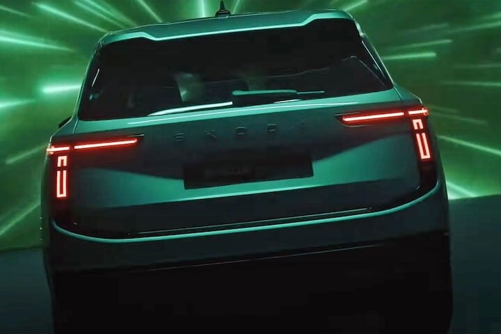 Skoda elektrische zevenzitter teaser Vision 7S