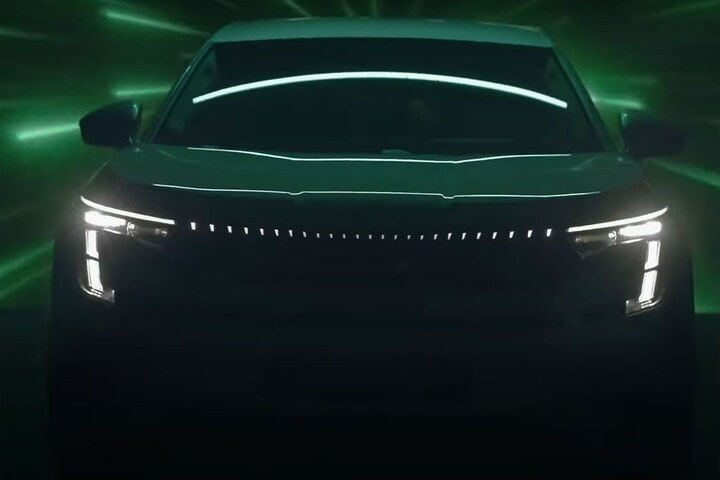 Skoda elektrische zevenzitter teaser Vision 7S