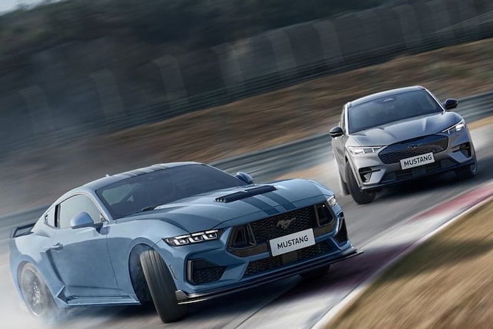 Ford Mustang en Ford Mustang Mach-E