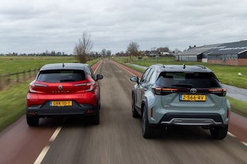 Dubbeltest Toyota Yaris Cross Renault Captur