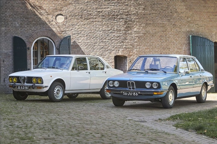 Klassieker dubbeltest BMW 5-serie E12 - Alfa Romeo Alfetta