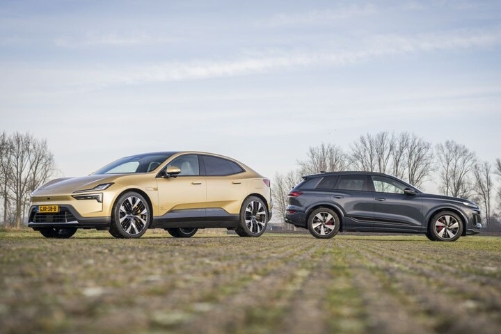Audi Q6 e-tron - Polestar 4 - dubbeltest