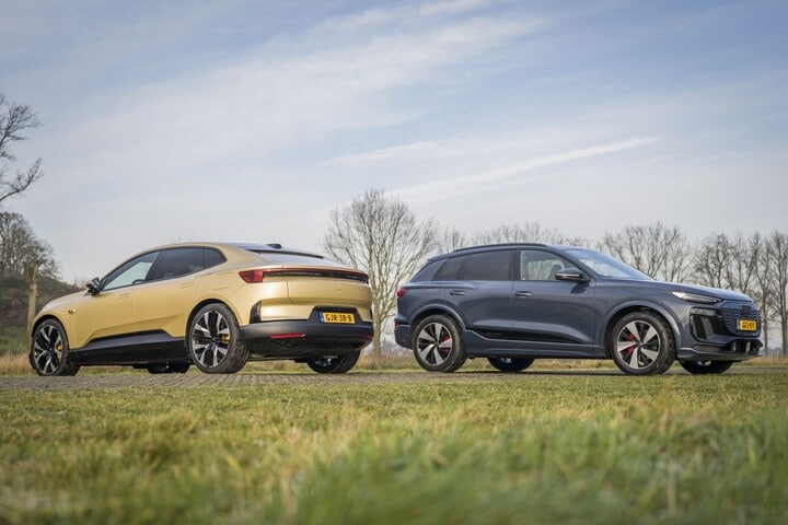 Audi Q6 e-tron - Polestar 4 - dubbeltest