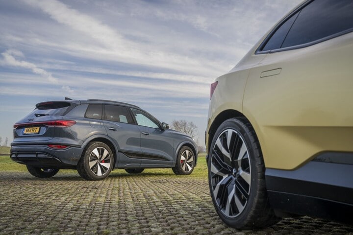 Audi Q6 e-tron - Polestar 4 - dubbeltest