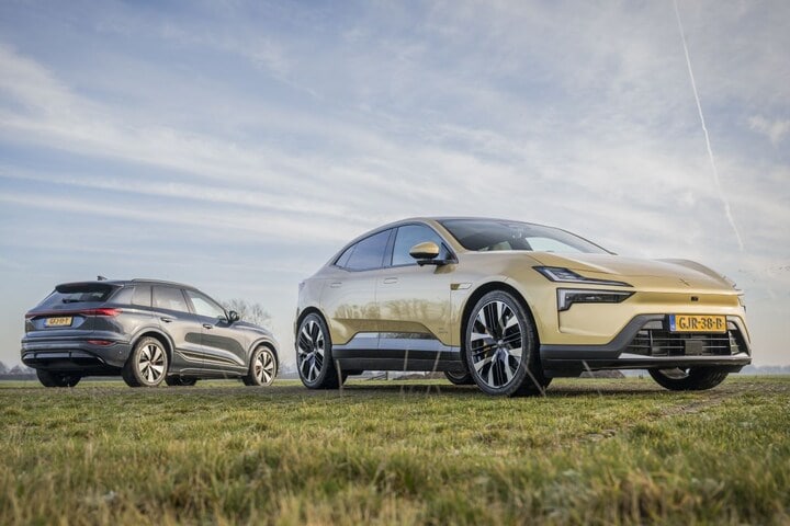 Audi Q6 e-tron - Polestar 4 - dubbeltest
