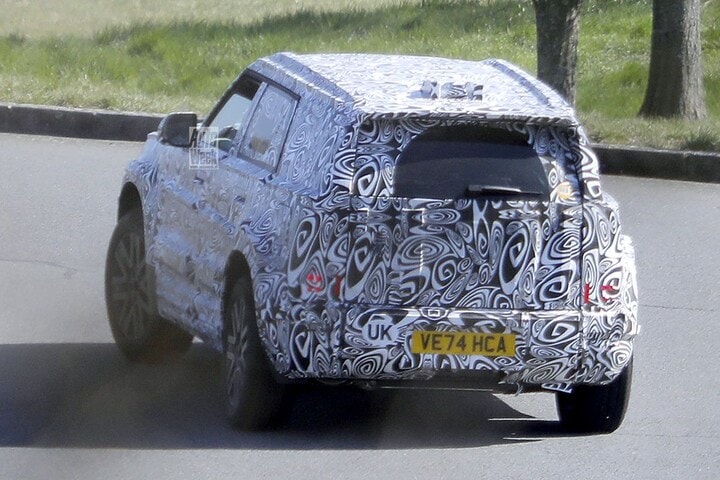 Spyshots Land Rover Defender EV