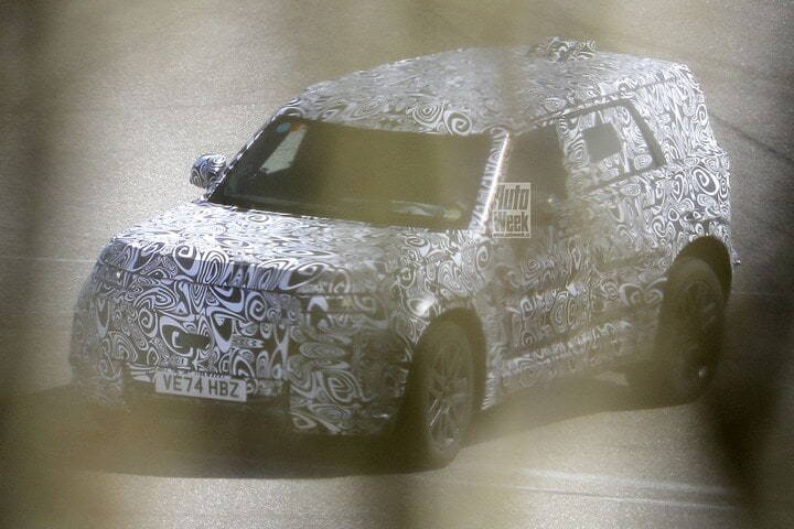 Spyshots Land Rover Defender EV