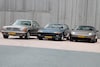 Mercedes 560 SEC - Ferrari 400i - Porsche 928