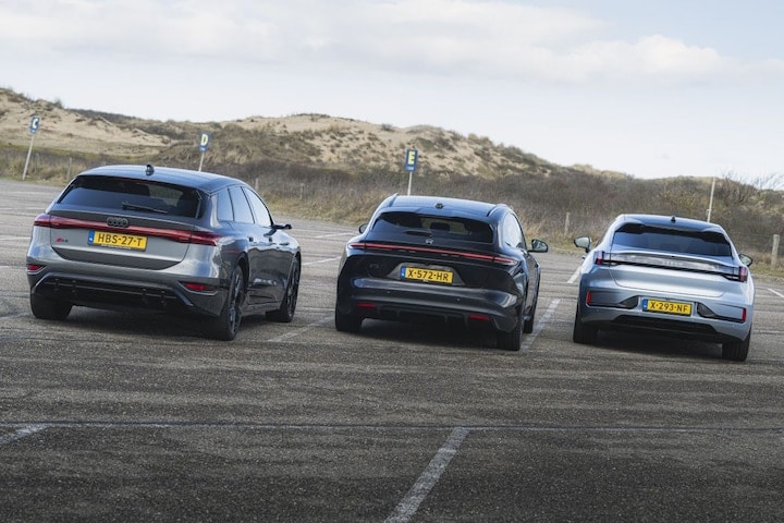 Audi A6 Avant e-tron, Zeekr 001 en Nio ET5 Touring