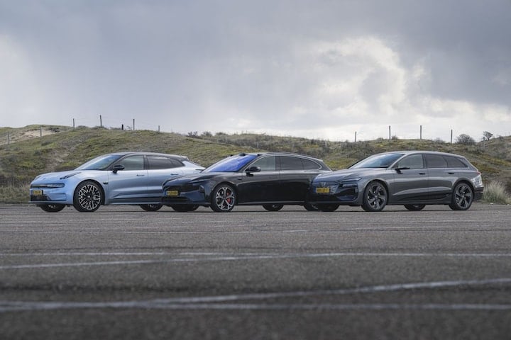 Audi A6 Avant e-tron, Zeekr 001 en Nio ET5 Touring