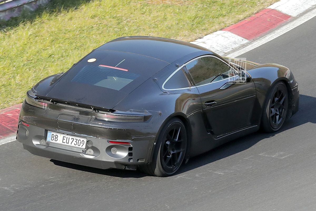 Spyshots Porsche 718 Cayman EV
