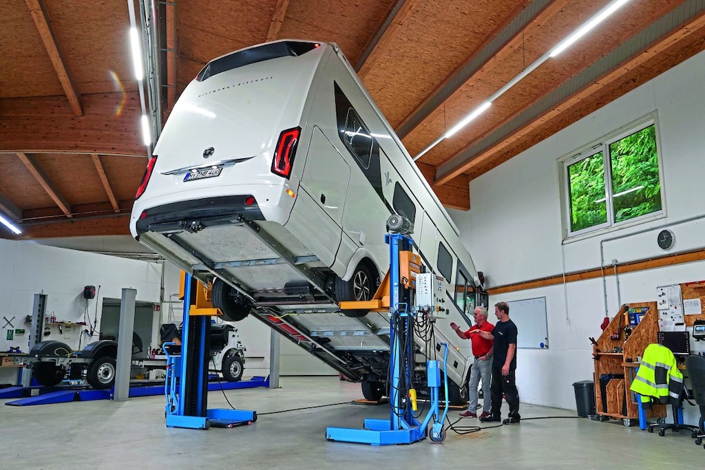 Campers getest door Hymer