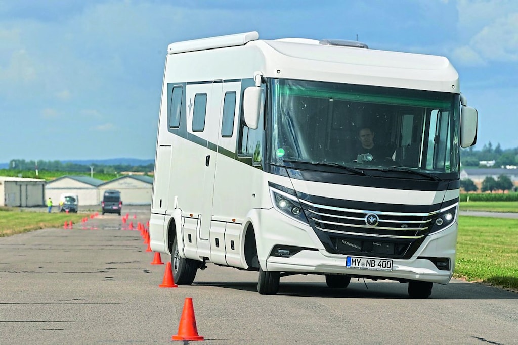 Campers getest door Hymer