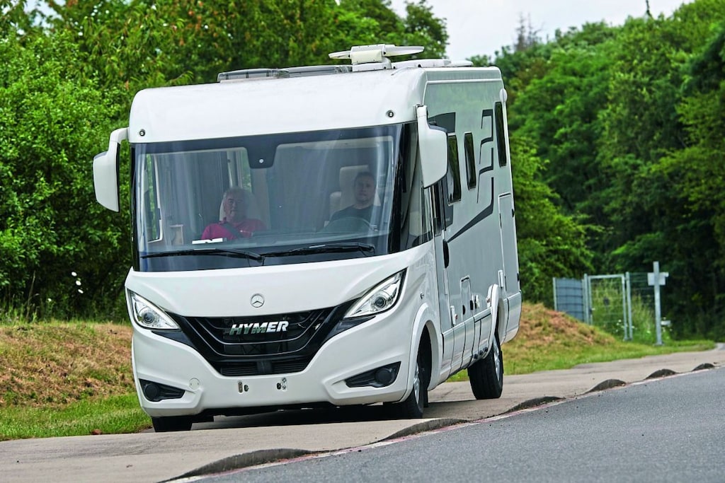 Campers getest door Hymer