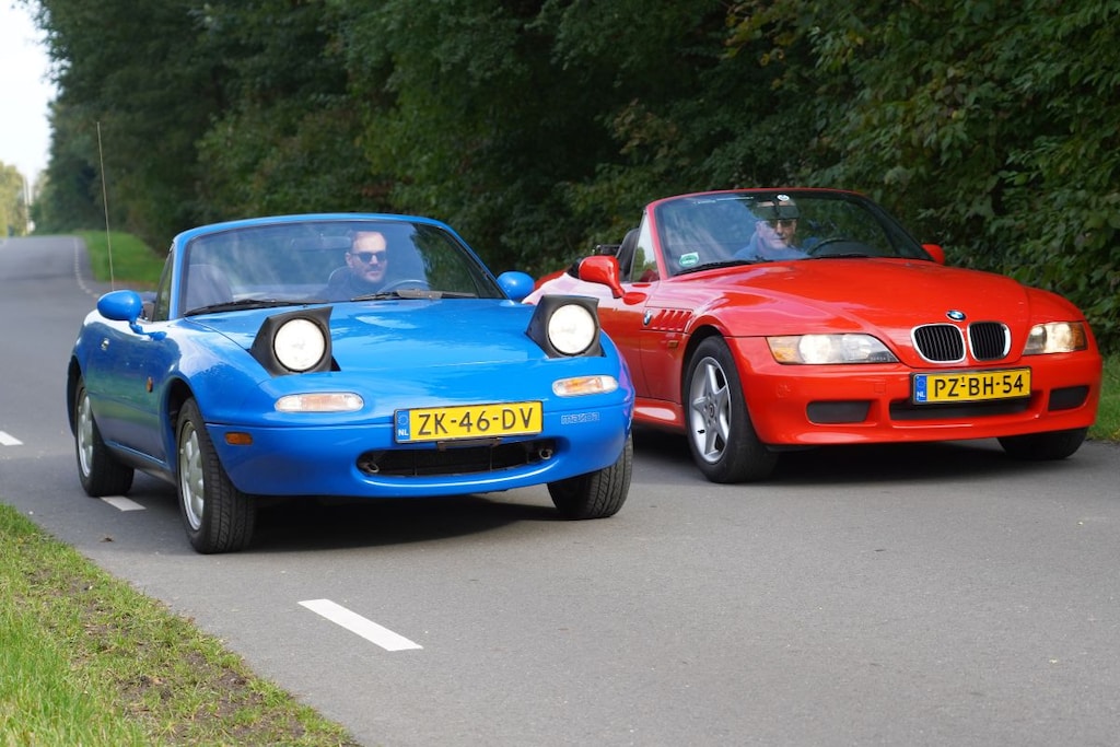 BMW Z3 en Mazda MX-5