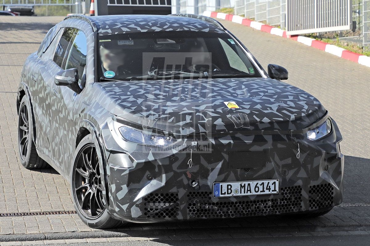 Mercedes AMG SUV EV spyshots