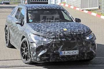 Mercedes AMG SUV EV spyshots