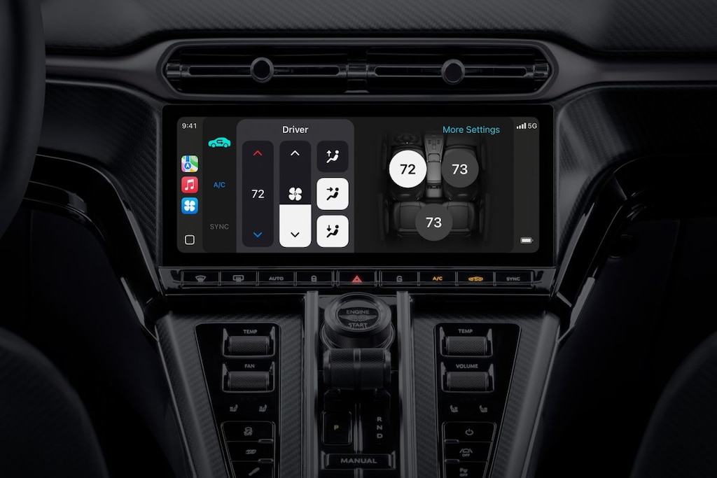 Apple Carplay Ultra Aston Martin