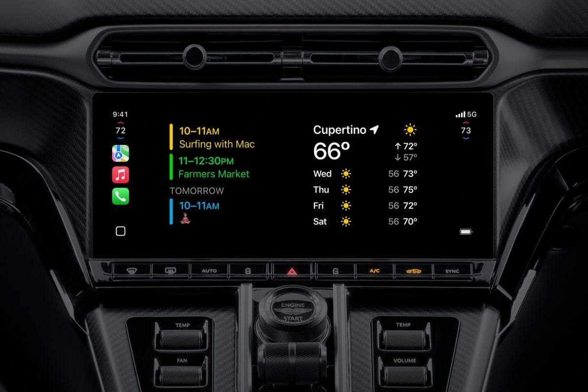 Apple Carplay Ultra Aston Martin