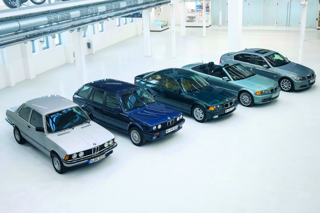 BMW 3-serie generatie E21, E30, E36, E46, E90