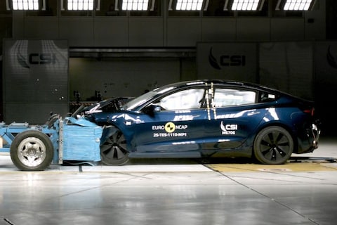 Tesla Model 3, Kia EV3, Dacia Bigster e.a. aan gort gereden door Euro NCAP