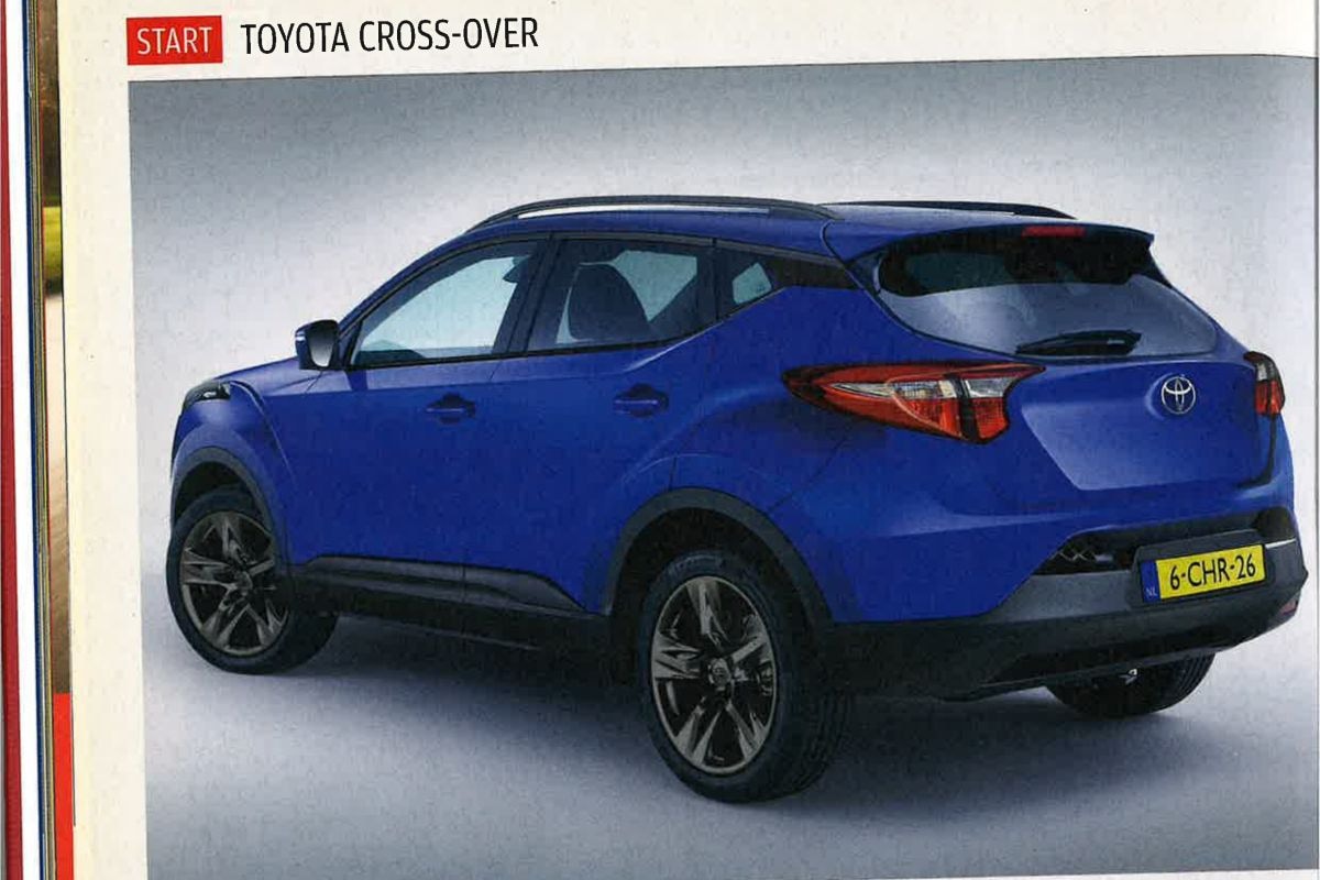 Toyota C-HR illustraties DIE NIET KLOPPEN