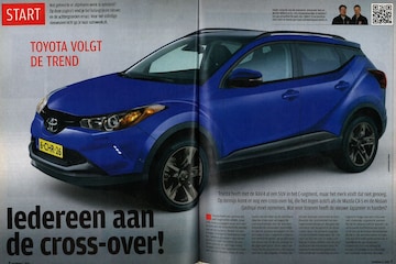 Toyota C-HR illustraties DIE NIET KLOPPEN